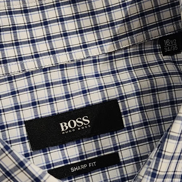 Hugo Boss Sharp Fit Button Down 16.5 - Picture 3 of 5
